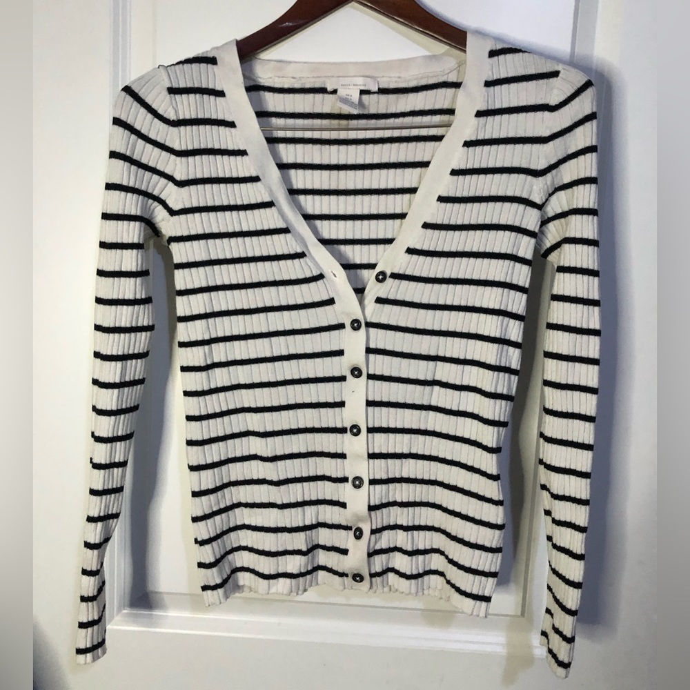 H&M striped button up